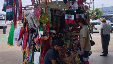 Ya llegaron los adornos patrios a las calles de Tabasco