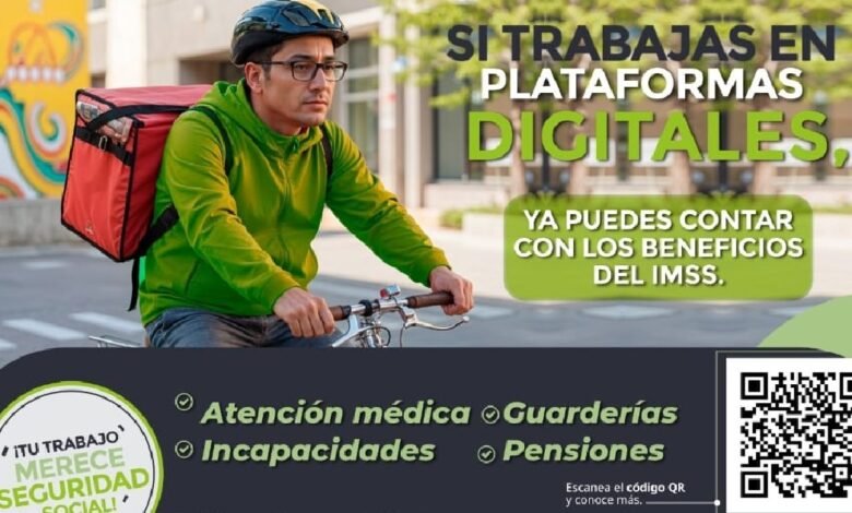 Brinda IMSS seguridad social a trabajadores de plataformas digitales