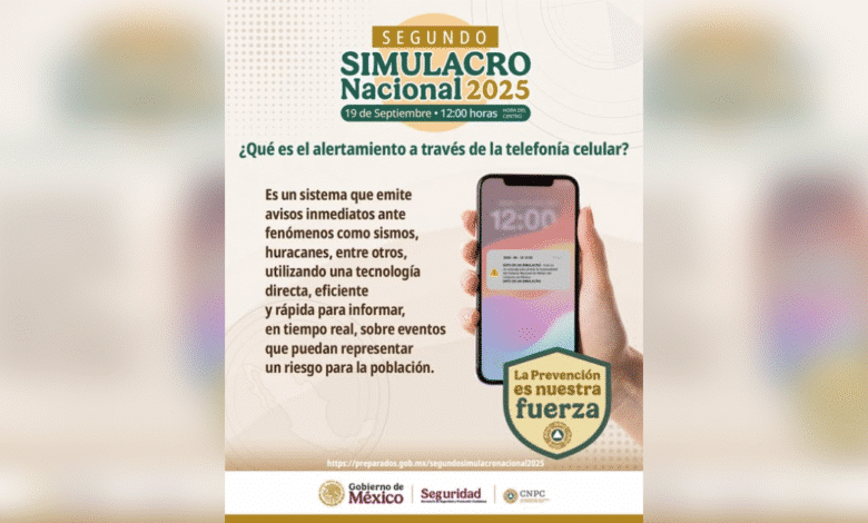 2° Simulacro Nacional 2025 Tabasco se prepara para sismo hipotético de magnitud 8.1