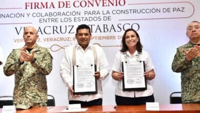 Blindan fronteras de Tabasco y Veracruz con nuevo acuerdo de seguridad