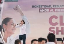 Claudia Sheinbaum destaca modelo social de la 4T en gira presidencial