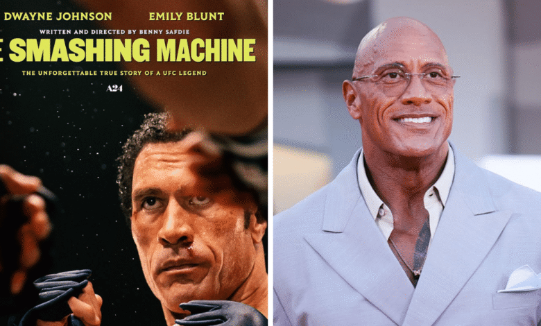 Dwayne Johnson sorprende con un giro actoral en The Smashing Machine, un drama biográfico que retrata la vida del peleador de la UFC Mark Kerr y que ya es señalado como posible contendiente al Oscar 2026.