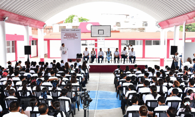 Educación en Tabasco realiza inversión para mejorar el futuro de los jóvenes