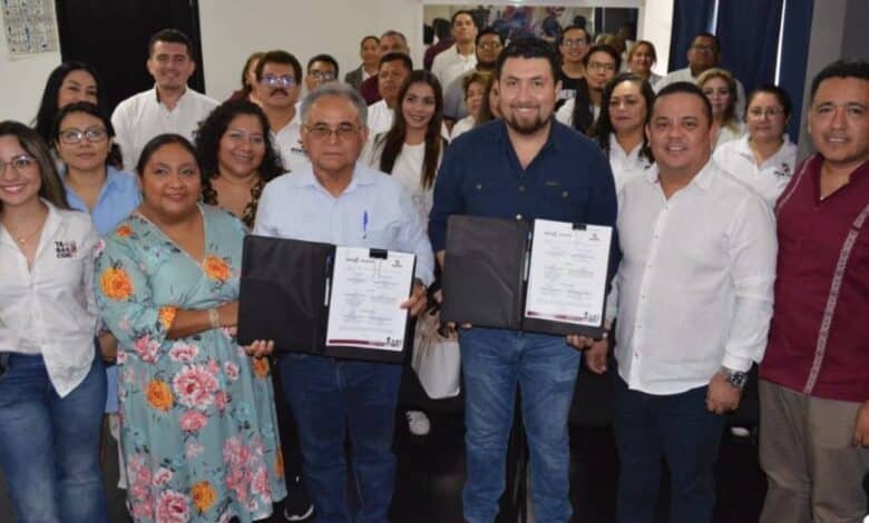 Firman acuerdo para impulsar la educación y capacitación de jóvenes en Tabasco
