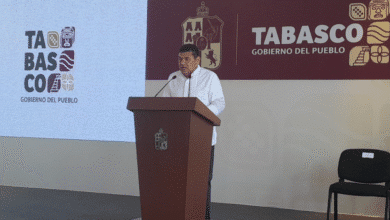 Javier May destaca reducción de pobreza y apoyo a la presidenta Claudia Sheinbaum