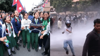 La Generación Z hace historia en Nepal Protestas masivas y una prohibición de redes sociales causan la caída del primer ministro (Foto por Getty Images y BBC News Nepalí)