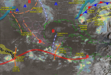 Pronostican lluvias intensas en Veracruz y Chiapas por onda tropical núm. 35