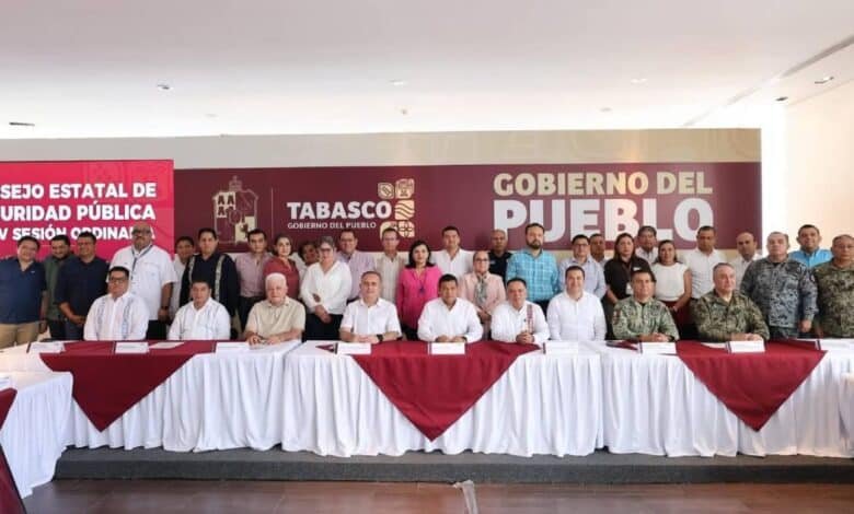 Refuerzan seguridad en Tabasco con el trabajo en equipo