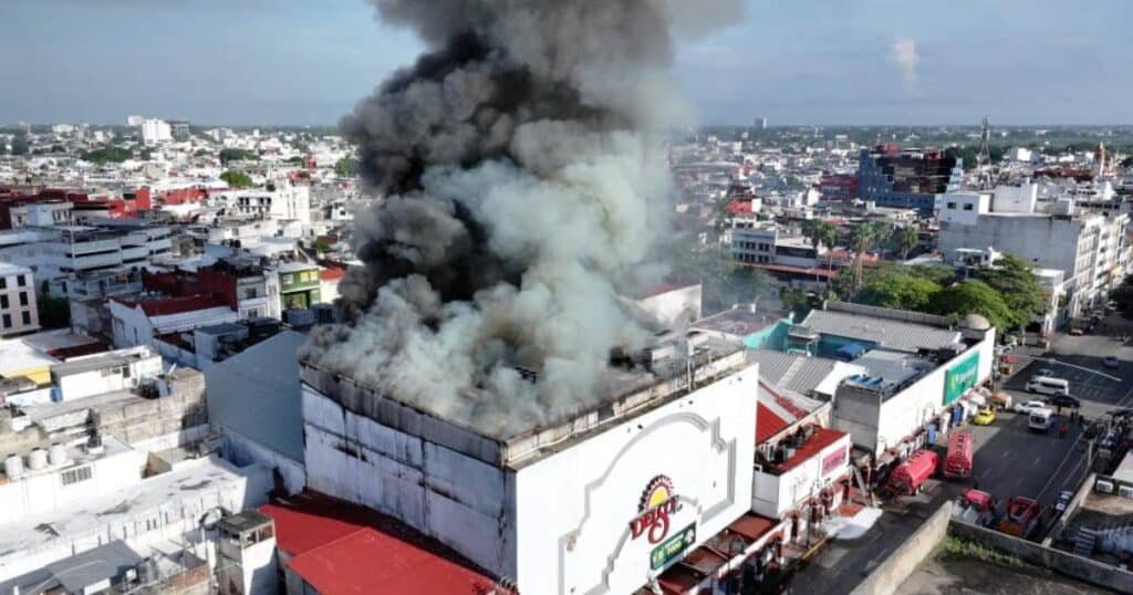 Incendio,Villahermosa,Tabasco