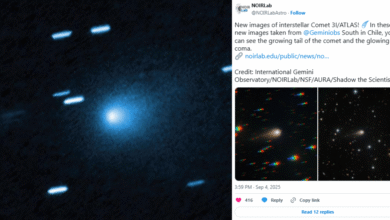 Un mensajero de otro sistema estelar Captan la imagen más precisa del cometa 3IATLAS