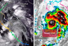 El ciclón ‘Lorena’ evolucionó a huracán categoría 1 y se dirige hacia la Península de Baja California, donde impactará con lluvias torrenciales y fuertes rachas de viento. Seis estados del Pacífico sufrirán afectaciones en los próximos días.