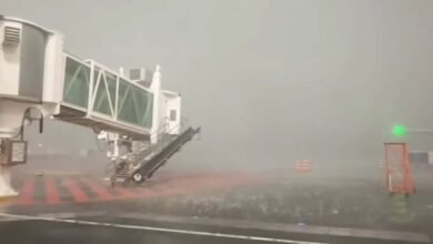 Por lluvias, suspenden despegues y aterrizajes en el AICM