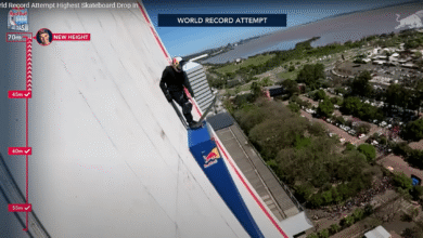 El ícono brasileño del skate, Sandro Dias —alias “Mineirinho”— se enfrenta al reto más ambicioso de su carrera: descender por la curva del edificio administrativo Fernando Ferrari (CAFF)