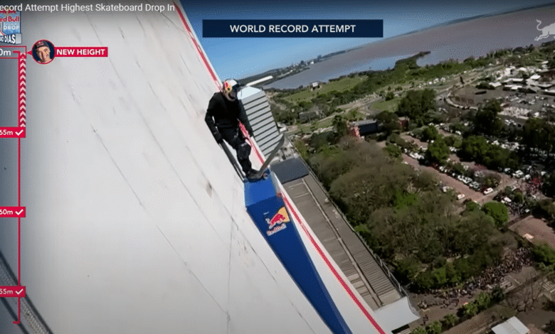El ícono brasileño del skate, Sandro Dias —alias “Mineirinho”— se enfrenta al reto más ambicioso de su carrera: descender por la curva del edificio administrativo Fernando Ferrari (CAFF)