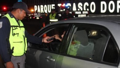 38 conductores caen en el alcoholímetro en Tabasco