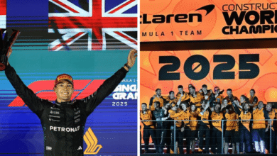 George Russell (Mercedes) logró su segunda victoria de la temporada en el Gran Premio de Singapur, mientras Oscar Piastri (McLaren) sigue liderando el campeonato de pilotos. McLaren aseguró su segundo título consecutivo de constructores tras una destacada actuación de Piastri y Lando Norris.
