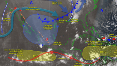 Lluvias intensas en Veracruz, Oaxaca, Chiapas, Tabasco y Campeche