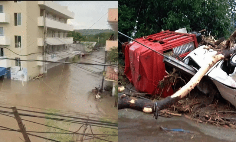 Lluvias torrenciales dejan 29 fallecidos en 4 estados y una grave devastación nacional