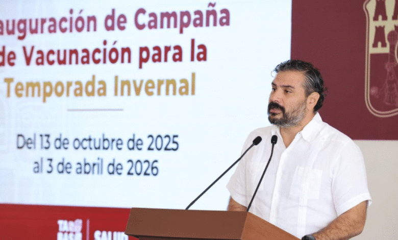 May Rodríguez inaugura campaña contra Influenza, COVID-19 y Neumococo