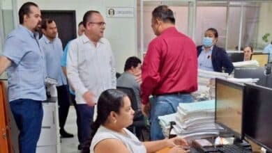 Presidente del Poder Judicial, Carlos Reséndez, supervisa servicios en centro de justicia civil