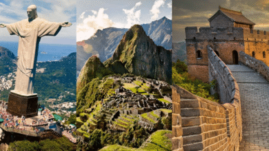 Desde las imponentes ruinas Mayas en México hasta la majestuosidad de un mausoleo en la India, las Siete Maravillas del Mundo Moderno, elegidas en 2007, ofrecen un itinerario cultural y arquitectónico inigualable.