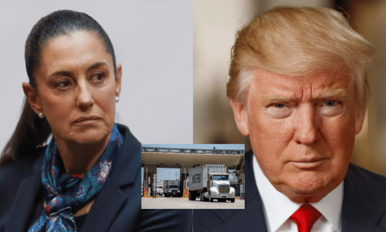 Sheinbaum no descarta diálogo directo con Trump por aranceles a vehículos pesados