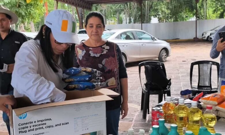 Tabasco reúne 30 toneladas de víveres para Veracruz