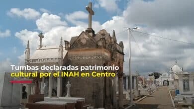 Tumbas declaradas patrimonio cultural por el INAH en Centro