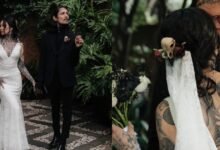 Boda gótica de la hija de Mónica Garza causa sensación en redes sociales (Foto de internet)