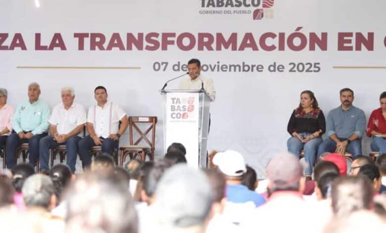 139 mil habitantes de Comalcalco impulsados por el gobierno