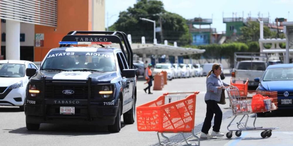 Blindaje total en Villahermosa Operativos de seguridad garantizan un ‘Buen Fin’ y el pago de aguinaldos