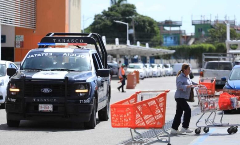 Blindaje total en Villahermosa Operativos de seguridad garantizan un ‘Buen Fin’ y el pago de aguinaldos
