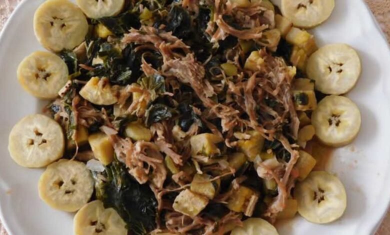 Carne salada con chaya Sabor típico y tradicional de Tabasco