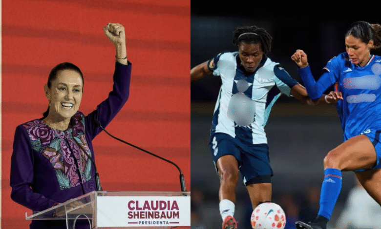 Claudia Sheinbaum busca que la inversión del Mundial 2026 impulse el futbol femenil en México