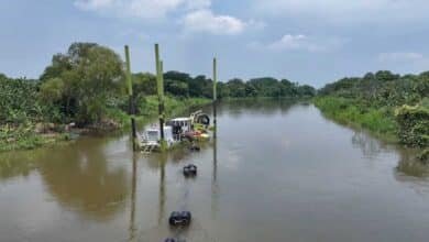 Dragado de río la sierra avanza al 60 por ciento