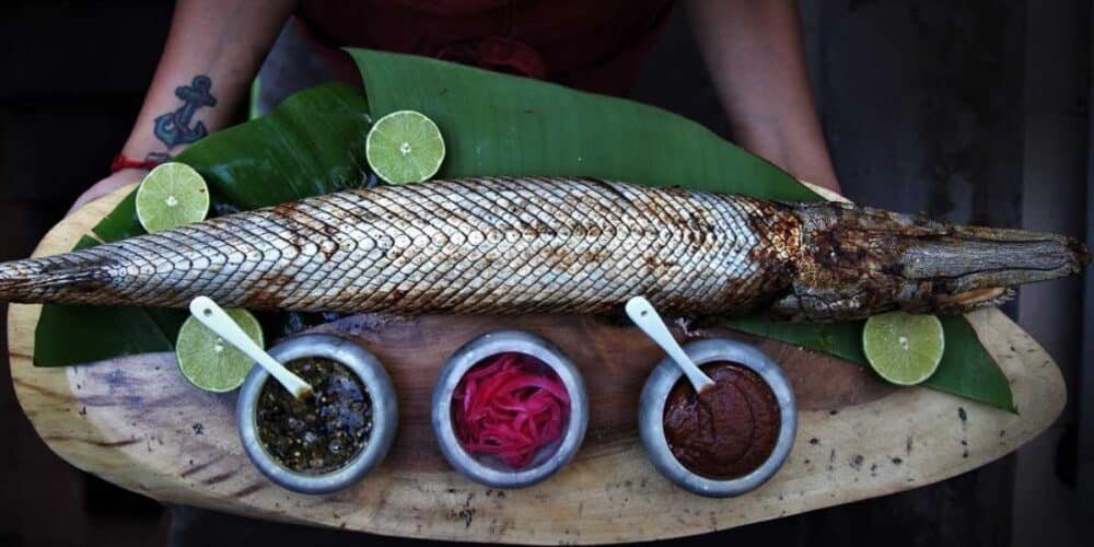 El pejelagarto asado orgullo de Tabasco que sabe a río y tradición
