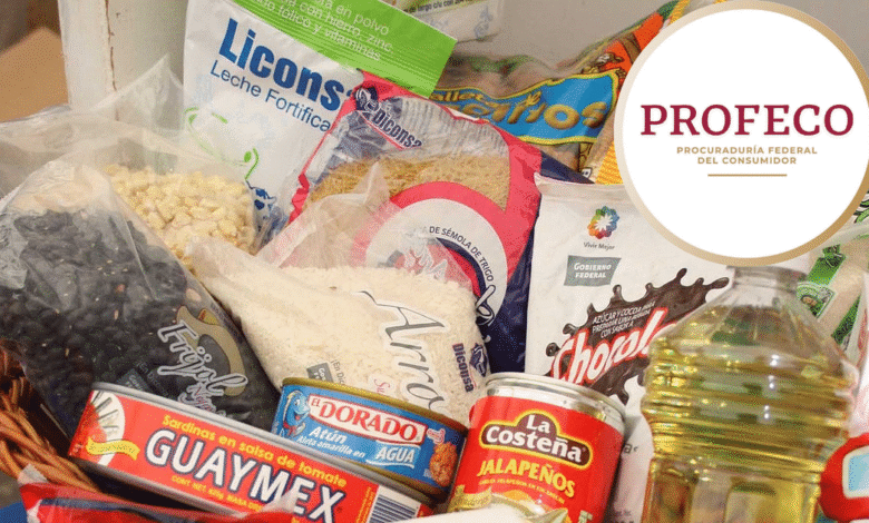 La canasta básica se mantiene en 844 pesos, reporta Profeco