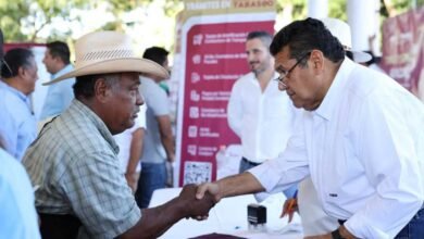 May acelera marcha en Tabasco, a concluir la sexta vuelta al estado con Obrsa sociales y audiencias