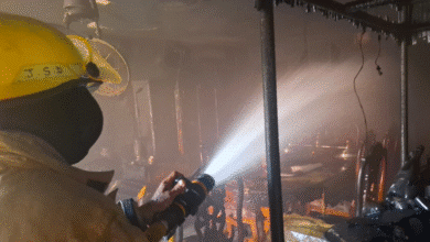 Rápida intervención de bomberos evita tragedia en incendio domiciliario