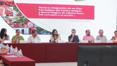 Refuerzan seguridad e iluminación en el Barrio Mágico de Villahermosa