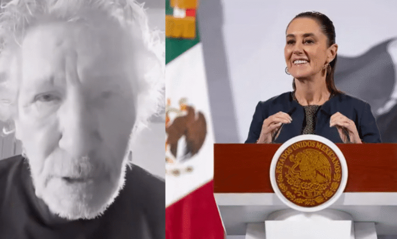 Roger Waters aplaude a Claudia Sheinbaum por otorgar asilo político a Betssy Chávez
