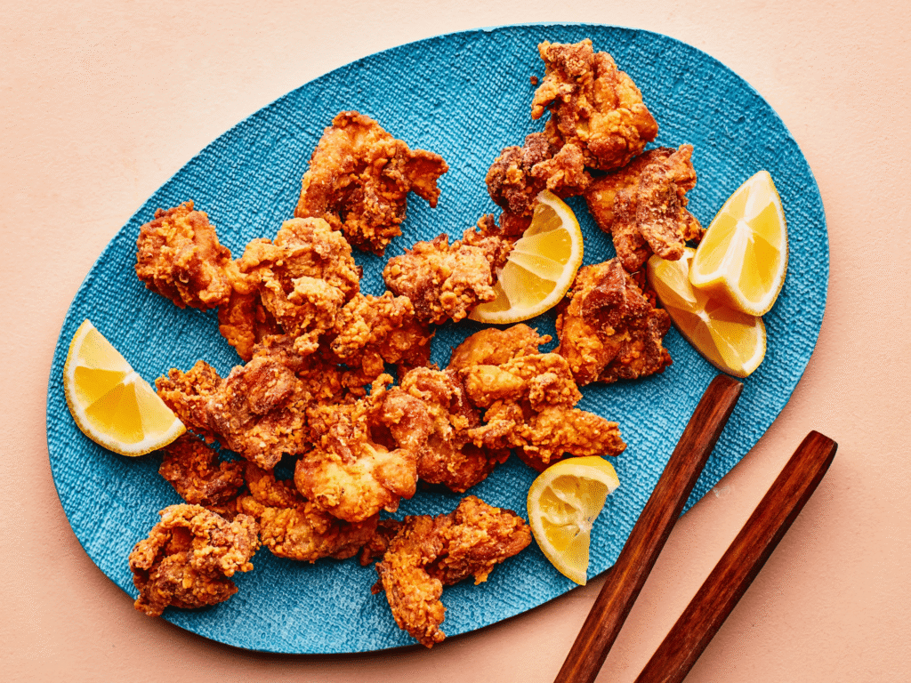 Navidad en Japón,KFC Japón,Receta de Karaage,Kurisumasu ni wa Kentakkii,Pollo frito japonés,Tradiciones navideñas del mundo,Gastronomía japonesa,Takeshi Okawara,Cena de Navidad,Party Barrel,Cultura japonesa.