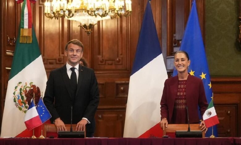 Presidenta Claudia Sheinbaum en encuentro con empresarios franceses