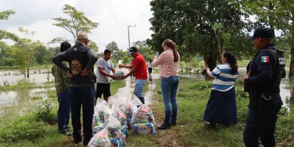 Afectados por frente Frío 19 reciben apoyo