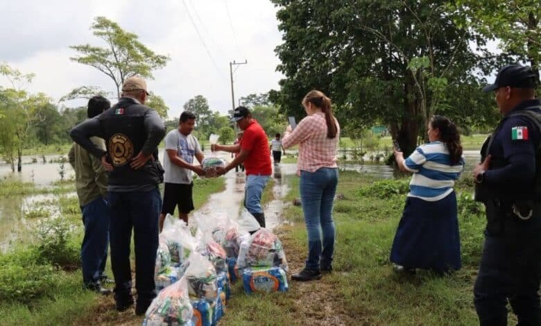 Afectados por frente Frío 19 reciben apoyo