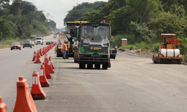 Carretera Macuspana- Escárcega tiene 91 por ciento de avance