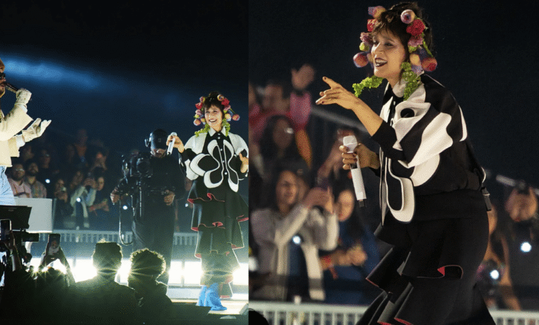 Julieta Venegas comparte escenario con Bad Bunny en el Estadio GNP (Foto- Raul Gutierrez)