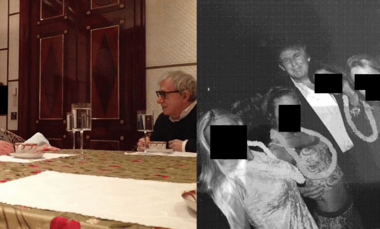 Publican fotos inéditas del caso Jeffrey Epstein donde aparecen Trump, Clinton y Gates (fotos internet)