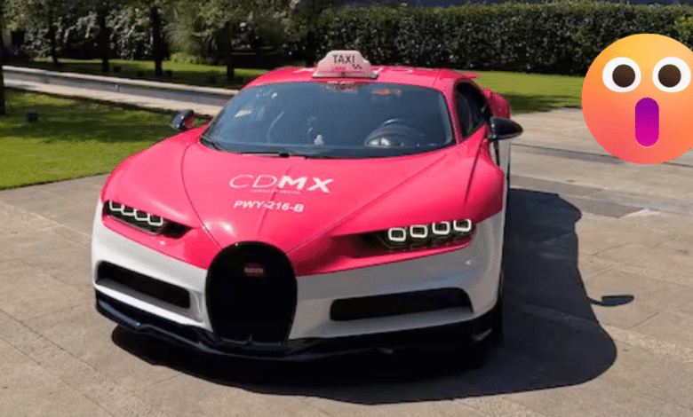 El taxi más caro del mundo está en CDMX: Bugatti Chiron enciende las redes sociales