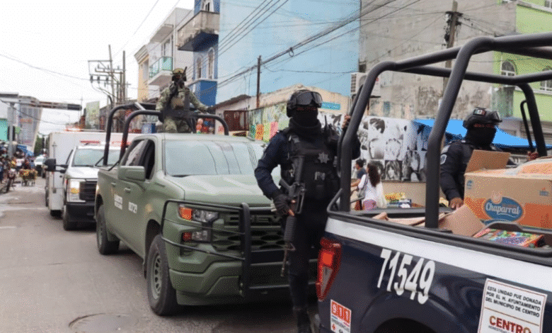 Decomisan mega carga de pirotecnia en Centro con el operativo Blindaje Navideño